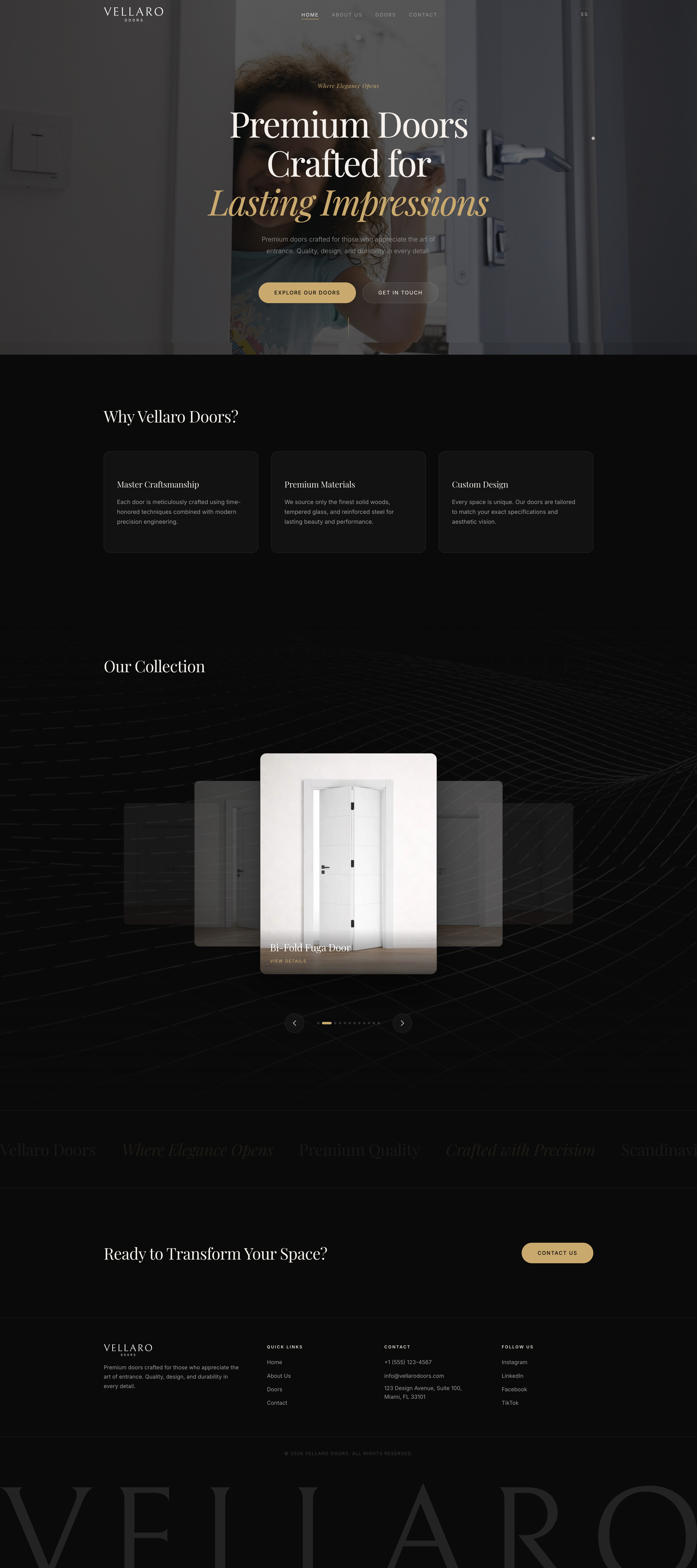 Vellaro Doors — screen 1