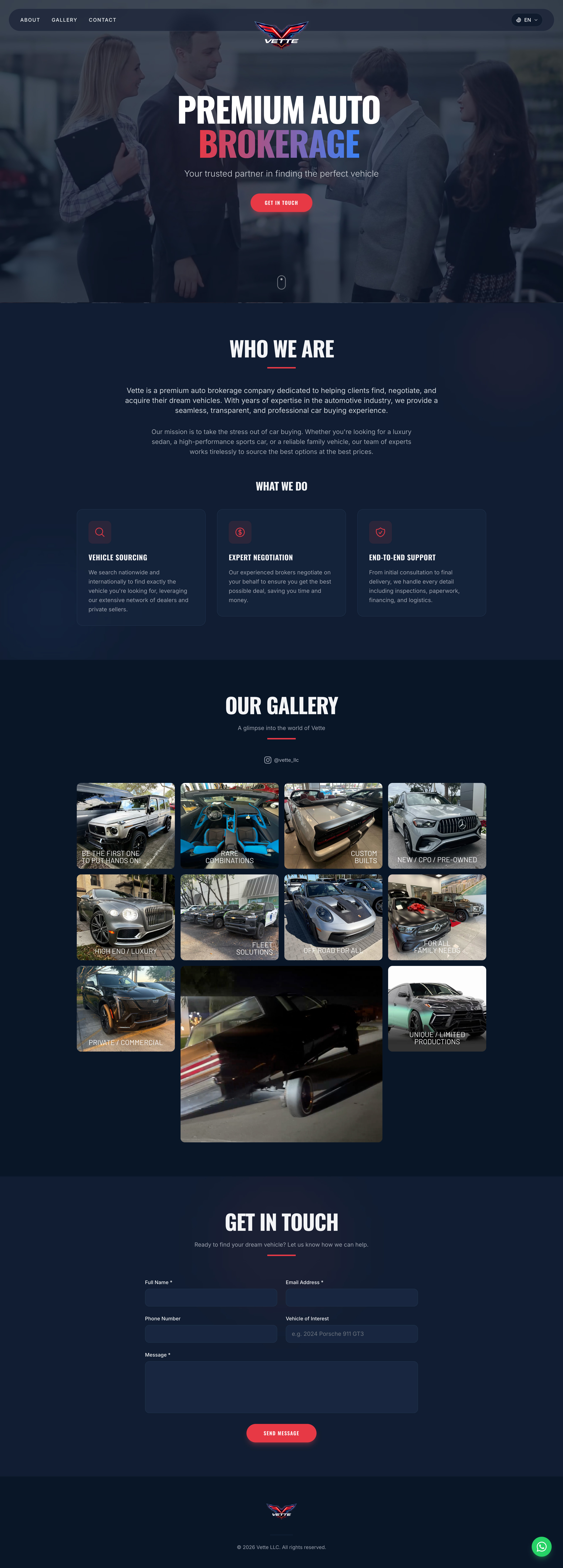 Vettel LLC — screen 1